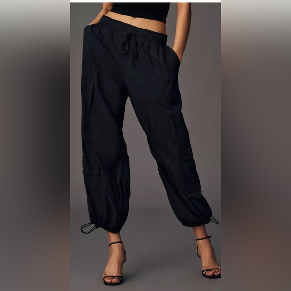 Sleek Black Women's Jogger Pants - Picture 4 of 4